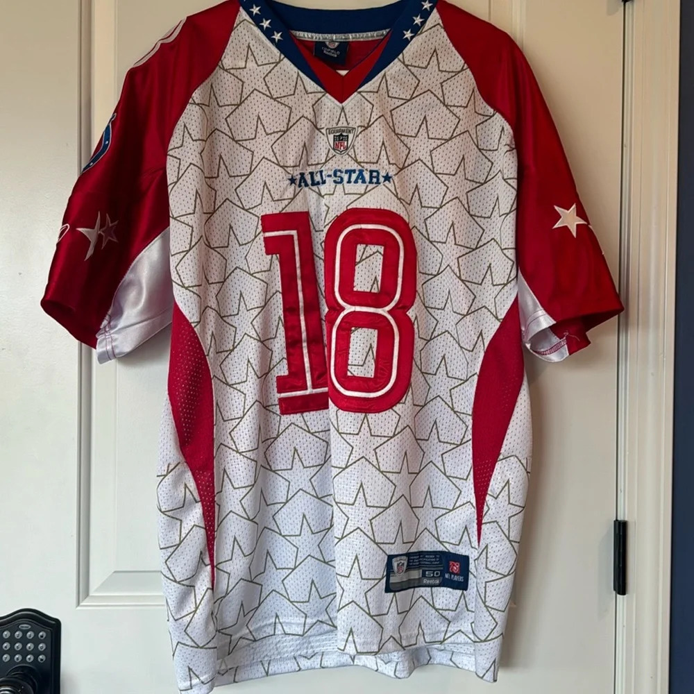 Peyton Manning all star jersey 18 Colts ONFIELD Redbox NFL